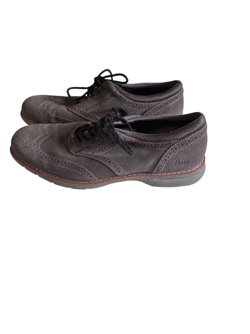 Propel GH Bass enfineered gray leather wingtip loafers size 11M